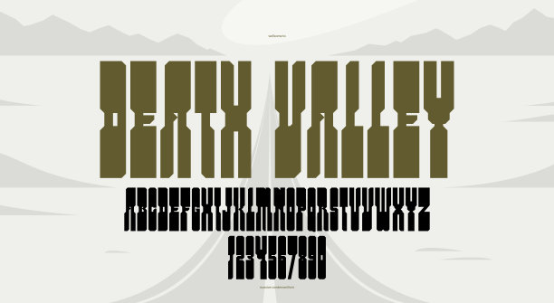 大胆的大量矢量几何字体的标志创作，狂野的西部美国风格字体的海报和标题，西方排版像沙龙或西方打字。图片下载