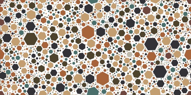 水磨石大理石石材瓷砖，六角形马赛克图案图片下载