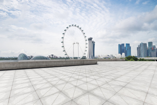 空旷砖地广场图片下载