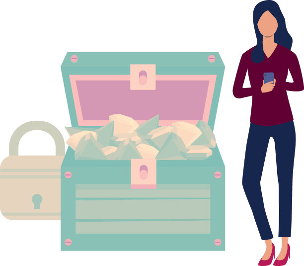 这个女孩正在使用手机。图片下载