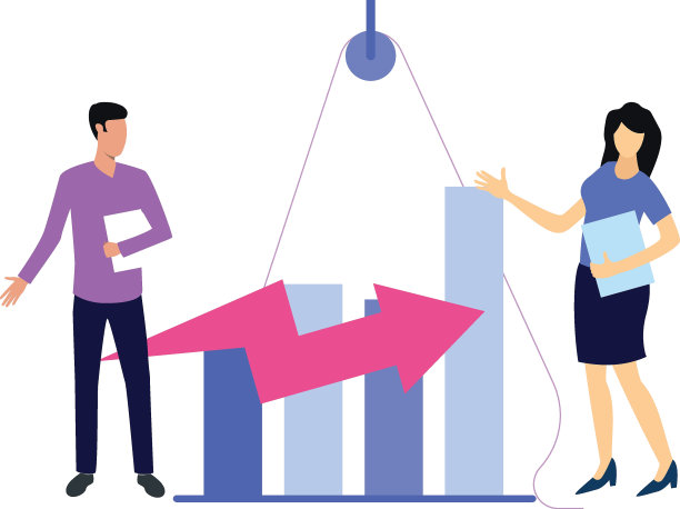 男孩正在展示服务器云数据。图片下载