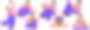 一大群女孩通过电话、笔记本电脑和电脑与某人通信。在线购物。情绪化的女孩放松、交流、工作、购物时手里都拿着手机。休息图片下载