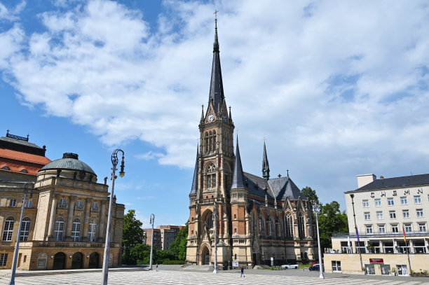 开姆尼茨剧院广场图片下载