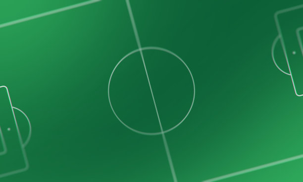 俯视图绿色足球场与梯度和倾斜移位模糊。图片下载