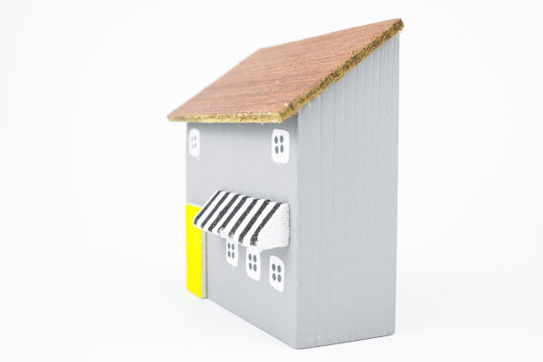 白底木屋，小房子，玩具房子。图片下载