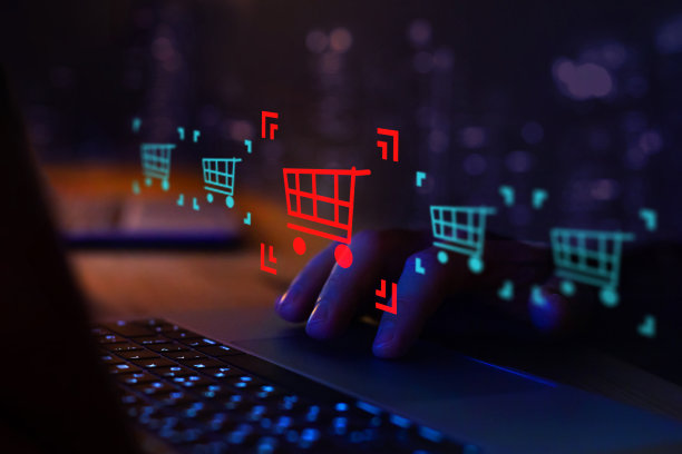 网上购物，网上商店订货，电子商务图片下载