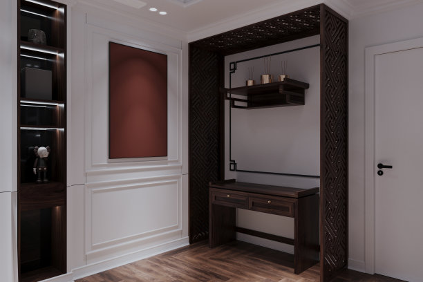 当代客厅里的宝塔内部图片下载