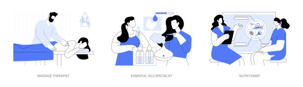 健康专家孤立的卡通矢量插图se图片下载