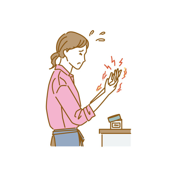 女性更年期症状:女性手部僵硬、疼痛和麻木图片下载