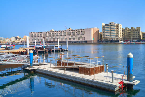 迪拜世界村的建筑景观图片下载