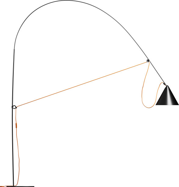 落地灯的侧视图图片下载