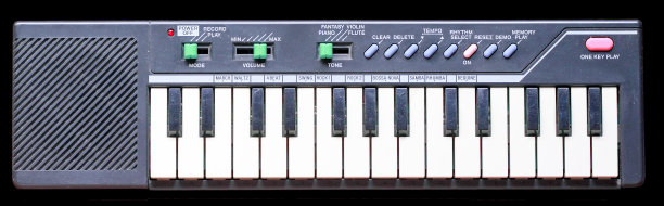 复古迷你键盘库存照片图片下载