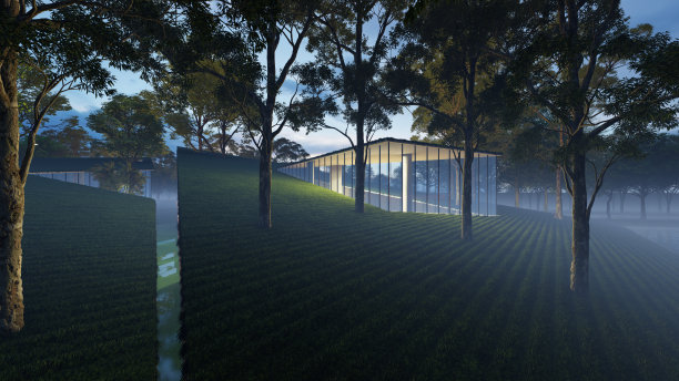 室内设计度假村3d渲染豪华度假村设计图片下载