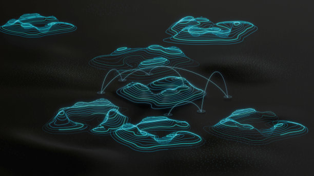 全息景观背景图片下载