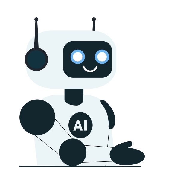 机器人伸出手表示友谊和相识图片下载