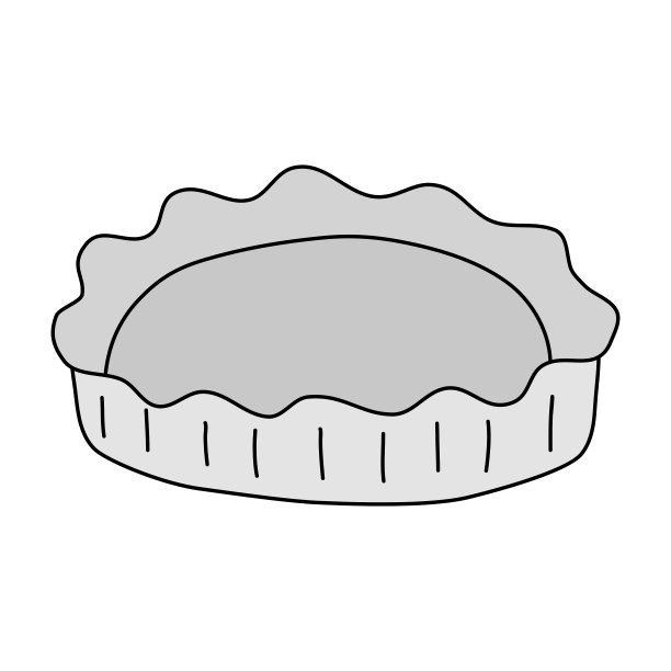 金属或玻璃圆形烘焙形式的蛋糕或馅饼，烹饪或烘焙厨房设计元素，矢量图片下载