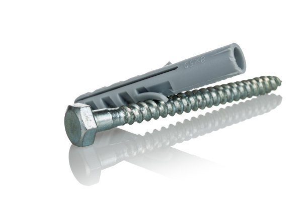 螺栓螺钉自攻螺钉，用于连接隔离在白色背景上的紧固件元件图片下载