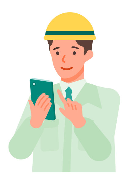 工作的人。解决问题的概念。卡通人物。人们面对头像和图标。智能手机男人的特写图片。图片下载