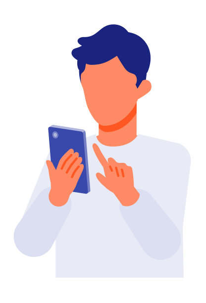 工作的人。解决问题的概念。卡通人物。人们面对头像和图标。智能手机男人的特写图片。图片下载