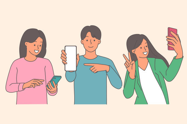 快乐的青少年使用移动设备和手机上网或在社交网络上交流图片下载