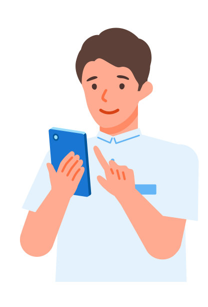 工作的人。解决问题的概念。卡通人物。人们面对头像和图标。智能手机男人的特写图片。图片下载