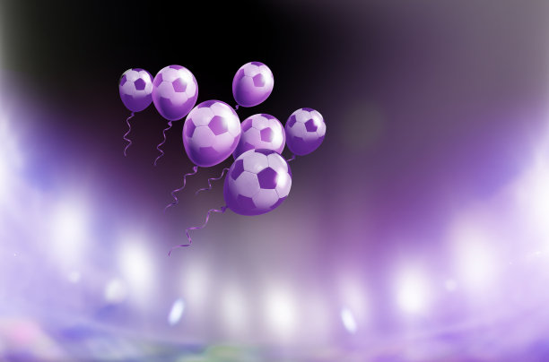 足球场的气球图片下载