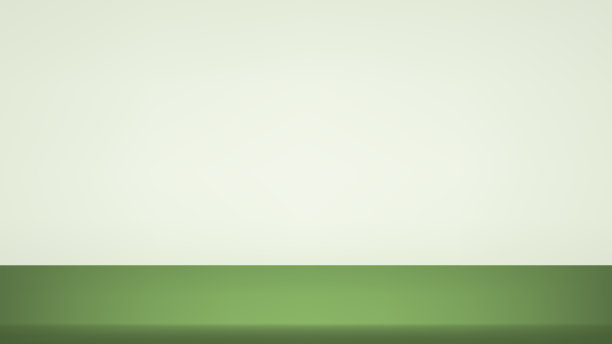 绿色背景。在网站上销售产品的空间。绿色背景空房间工作室与桌子。图片下载