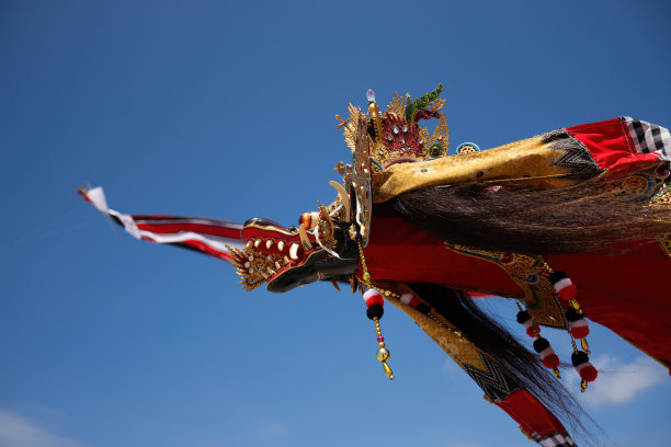 巴厘传统彩色风筝图片下载