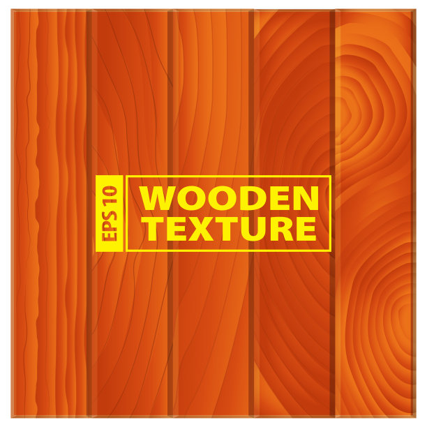一套逼真的木质纹理背景。每股收益向量图片下载