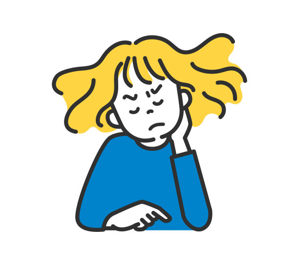 一个正在经历精神痛苦的女人的插图图片下载