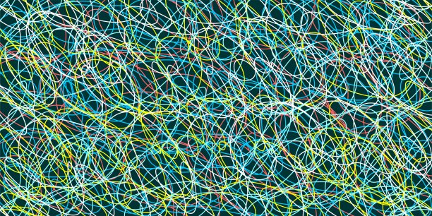 彩色纠结图案图片下载