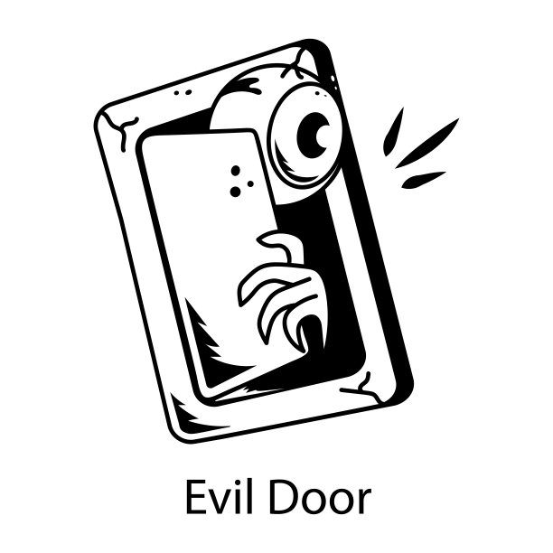 邪恶的门图片下载