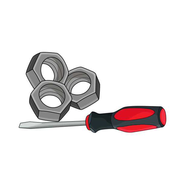 螺丝和螺丝刀图片下载