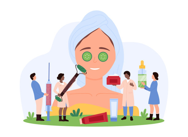 先进的护肤和美容护理概念图片下载