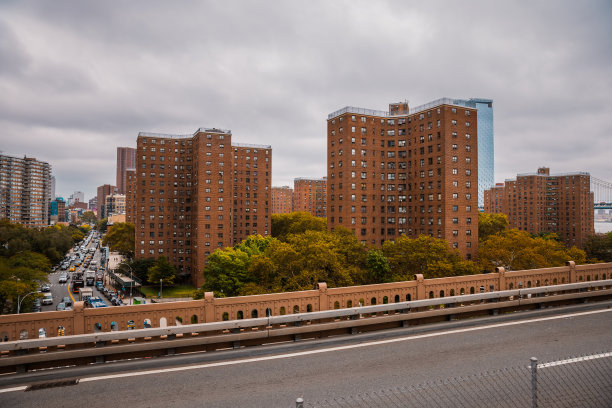 住宅建筑在阿尔弗雷德·e·史密斯的房子，曼哈顿-纽约-美国-股票照片图片下载