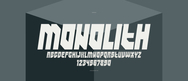 几何粗体和强大的矢量字体的标志和标志，重字母字母的海报和广告，显示字体与巨大的残酷和城市字母，斜体版本。图片下载