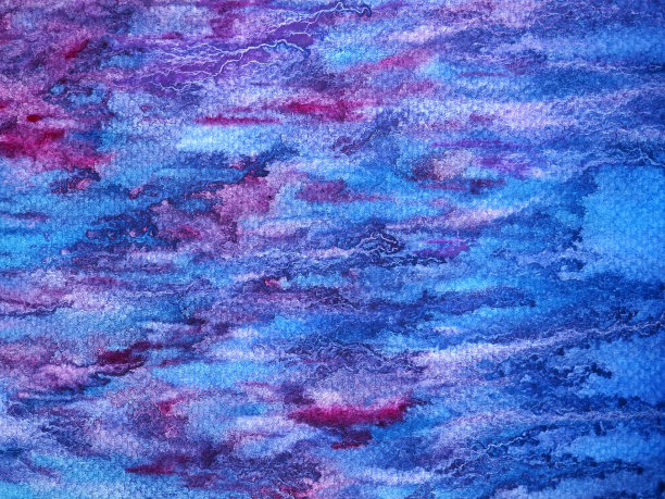 抽象深蓝色天空情感心灵心灵悲伤痛苦孤独压抑不快乐精神夜光云户外背景艺术水彩画插图设计场景地平线风景图片下载