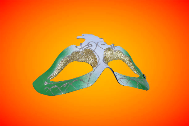 狂欢节面具道具五彩纸屑巴西派对狂欢节服装的欢乐节日图片下载