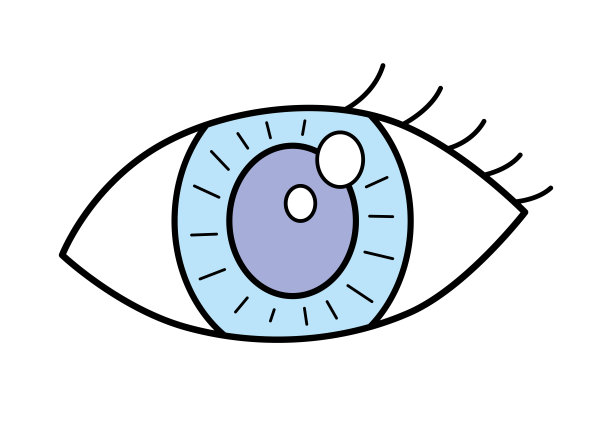 蓝色人眼图片下载