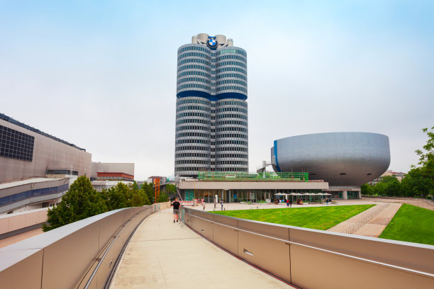 德国慕尼黑的宝马博物馆外观图片下载