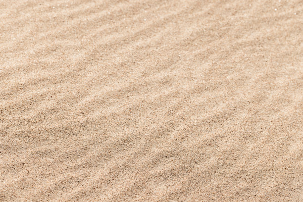 沙子波纹，自然背景照片与选择性软焦点图片下载