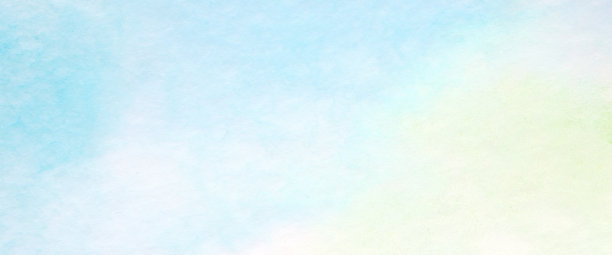 水彩背景，艺术抽象表面蓝色水彩画纹理设计在白纸的背景，横幅，背景，模板，海报，壁纸图片下载