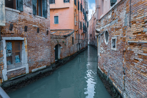 意大利威尼斯美丽的运河街道图片下载