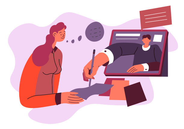 使用计算机的在线课程和学习矢量素材图片下载