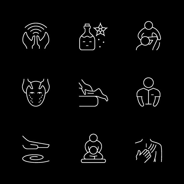 设置按摩线路图标图片下载