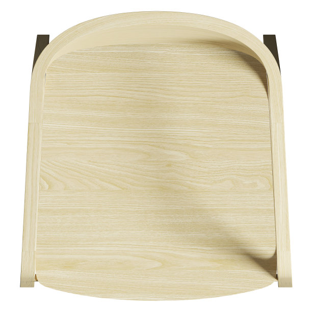 木制扶手椅的俯视图图片下载