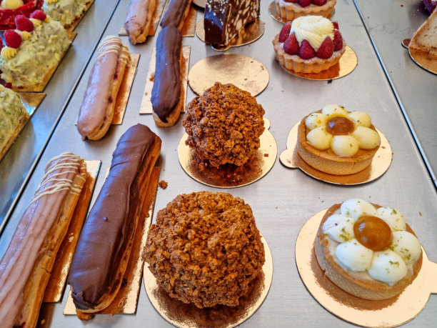 新鲜和丰富多彩的烘焙甜点图片下载