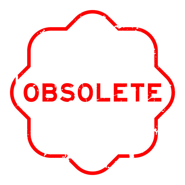 垃圾红色过时的字橡胶印章在白色的背景图片下载