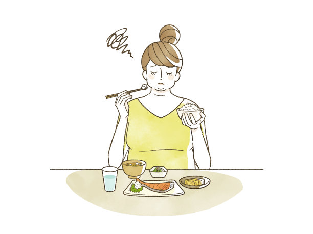 肥胖的女人担心食物图片下载