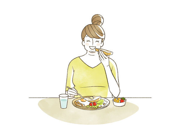 肥胖女性进食图片下载